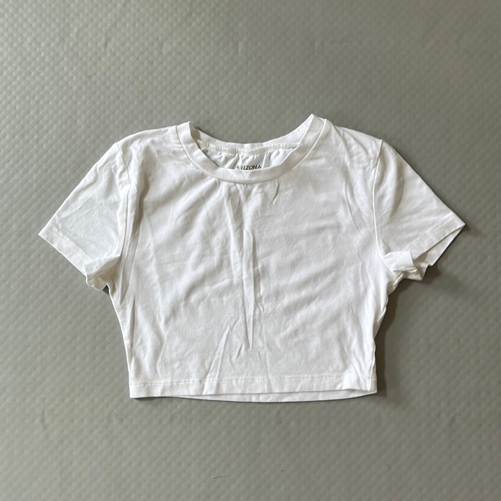 Arizona plain white tee shirt